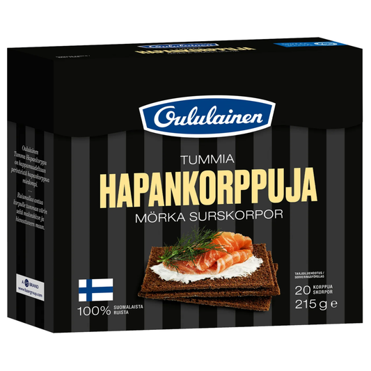 Oululainen Dark Crispbread