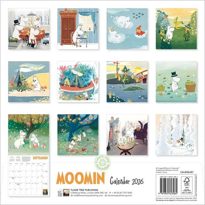 Moomin Wall Calendar, 2026