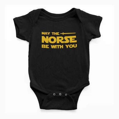 May the Norse Be with You Baby Bodysuit