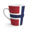 Norwegian Flag Latte Mug