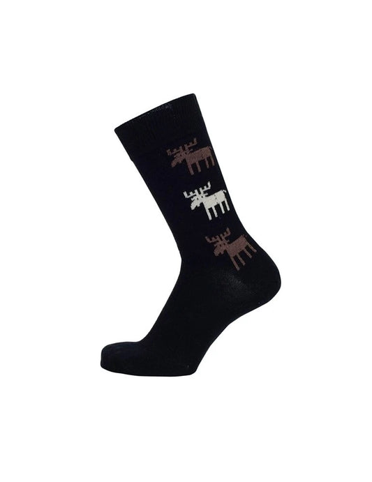 B&L Socks "Moose, Black"
