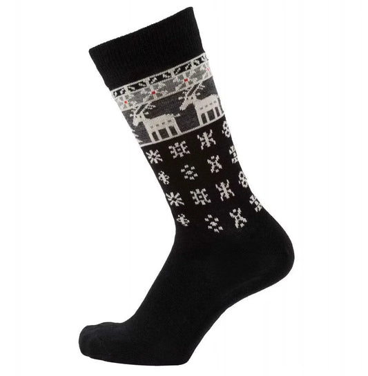 Bengt & Lotta Socks - Deer, Black