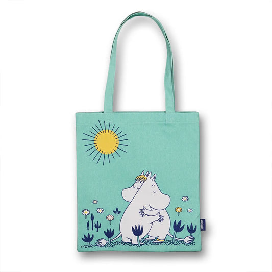 Moomin Hug Teal Tote Bag