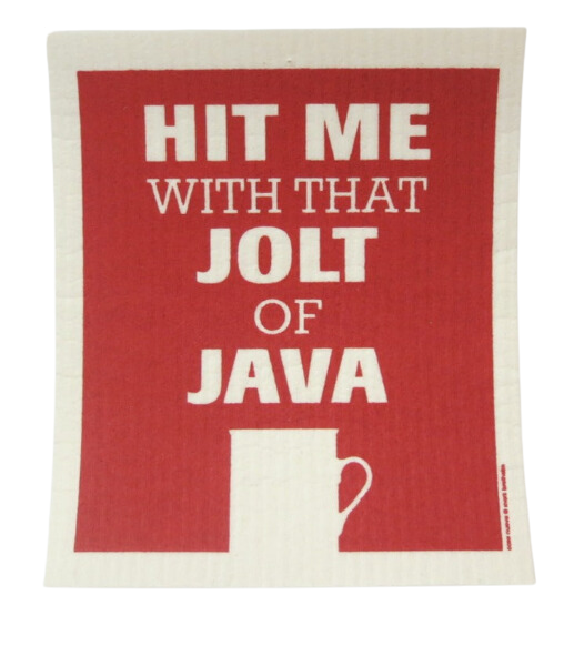 "Java" Swedish Dishcloth