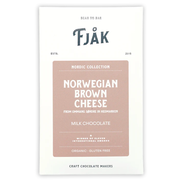 Fjåk Norwegian Brown Cheese Milk Chocolate Bar