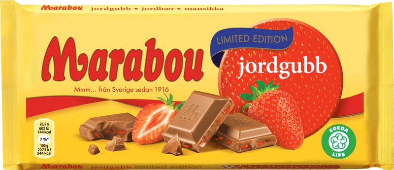 Marabou Jordgubb (Strawberry)