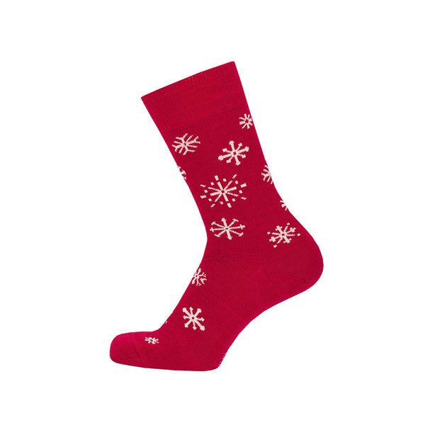 B&L Socks "Snow Star, Red"