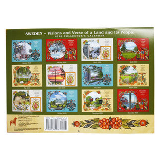 Sweden - Visions and Verse of a Land and Its People, 2026 Collector's Calendar