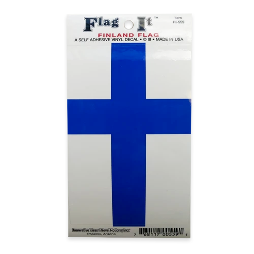 Flag Sticker - Finland (1)