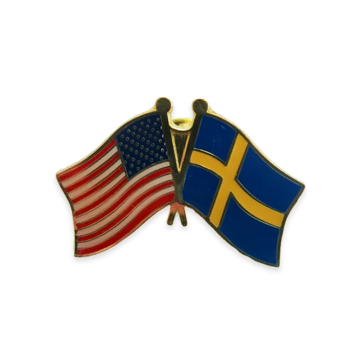 Friendship Lapel - USA/Sweden