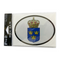 Oval Decal - Swedish Crown