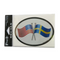 Oval Decal - Sweden/USA Friendship