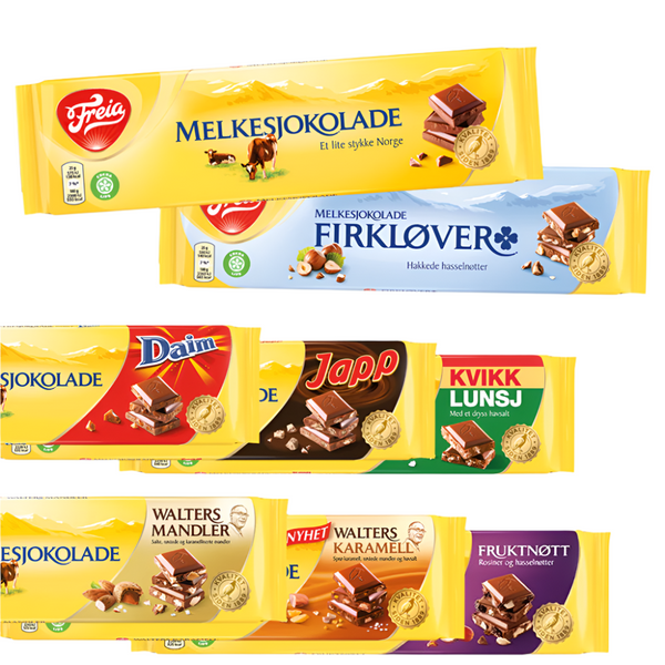 Freia Chocolate 200g Bars ScanSpecialties