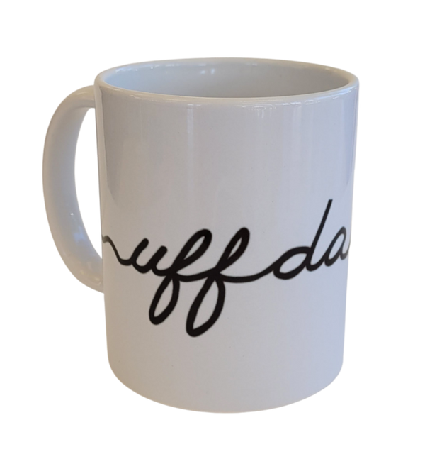 Black and White Uff Da Mug