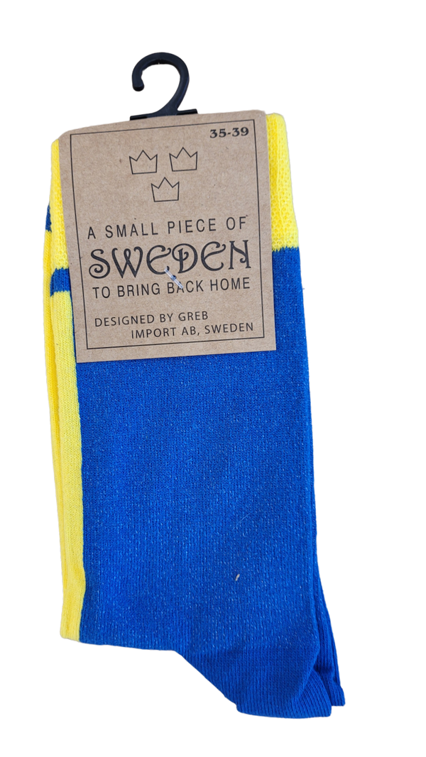 Swedish Flag Crew Socks