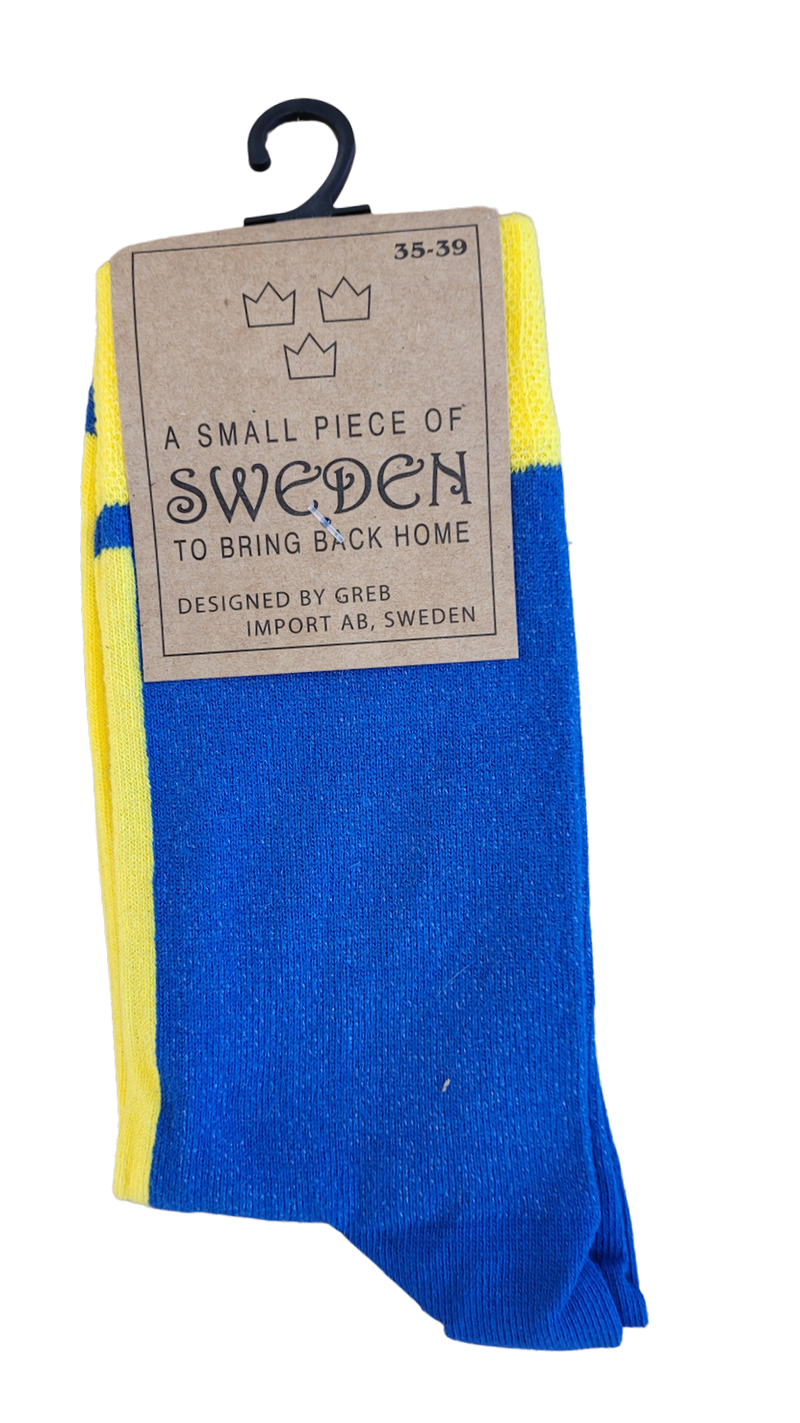 Swedish Flag Crew Socks