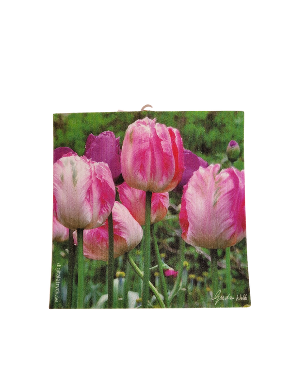 Tulips Swedish Dishcloth