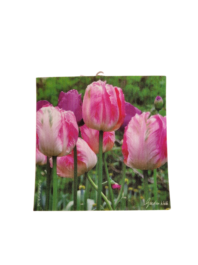 Tulips Swedish Dishcloth