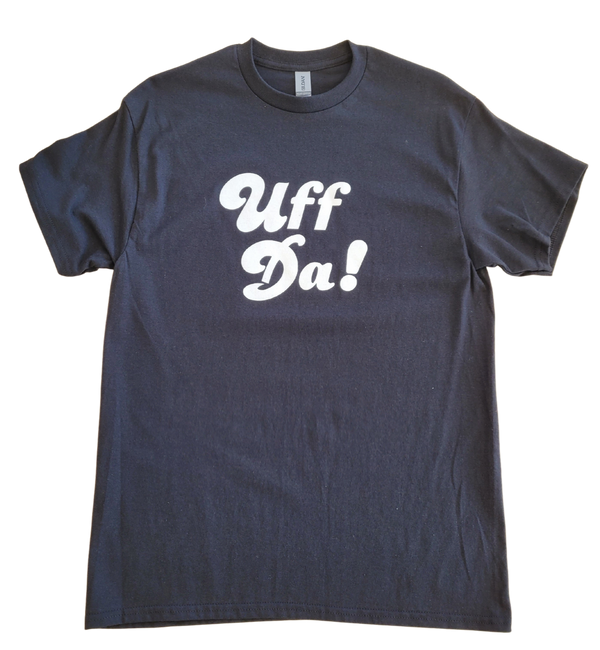 Black "Uff Da" - T-Shirt