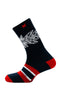 Spirit Pattern Wool Crew Cut Socks