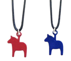 Dala Horse Necklace