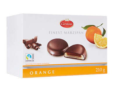Orange Chocolate Covered Marzipan