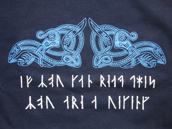 Runic Symbols T-Shirt (Blue)