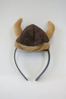 Faux Leather Viking Helmet Handband