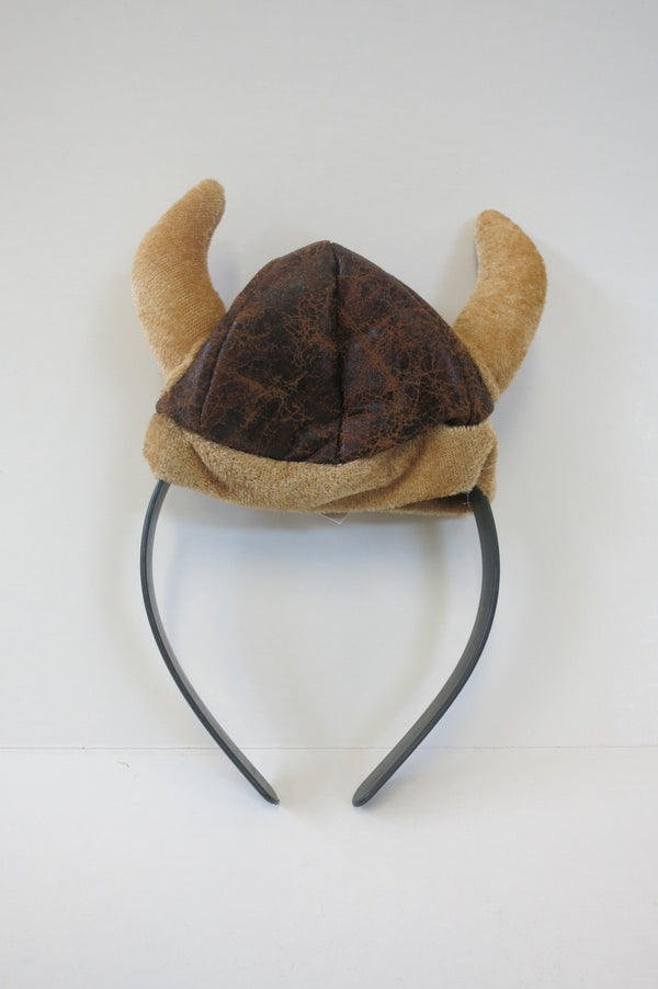 Faux Leather Viking Helmet Handband