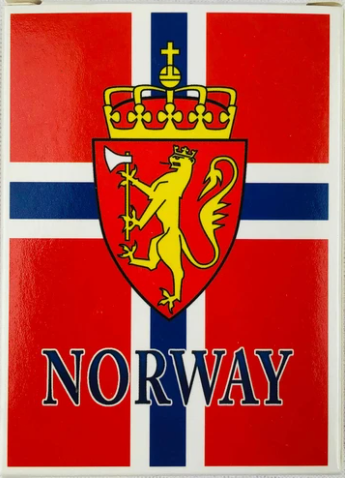 Norwegian Flag Playing Cards
