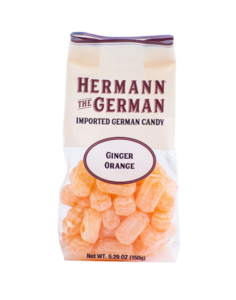 Ginger Orange Hard Candies