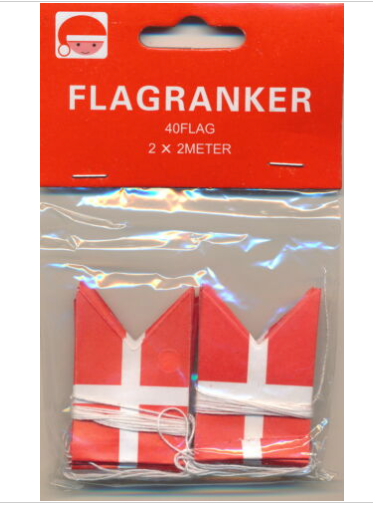 Danish Flag Garland – ScanSpecialties