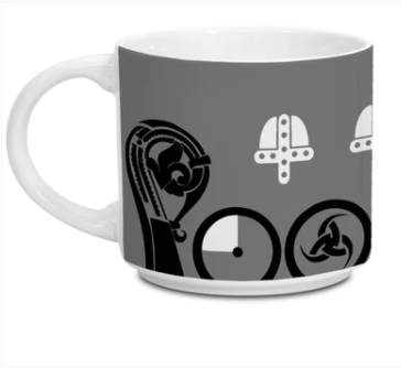 Viking Longship/Compass Mug