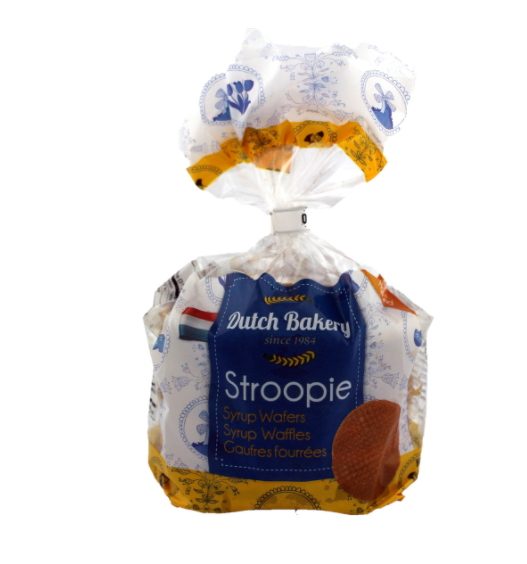 Dutch Bakery Stroopie Syrup Wafer Waffle