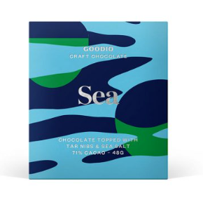 Sea - Chocolate Topped with Tar Nips & Sea Salt