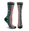 Floral Ribbon Socks - Green