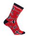 Norwegian Flag Collage Socks