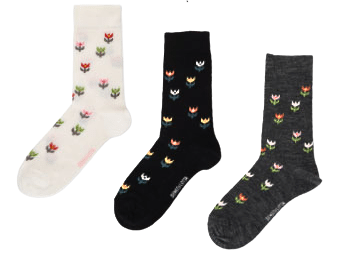 B&L Socks "Tulips