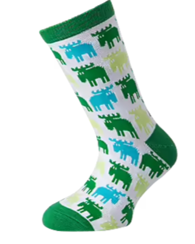 Green Moose Socks