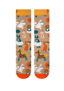 Moomin Wallpaper Crew Socks