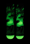 Moomin Groke Glow in the Dark Crew Socks