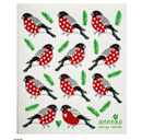 Annecko Design Birds with Hearts Swedish Dishcloth
