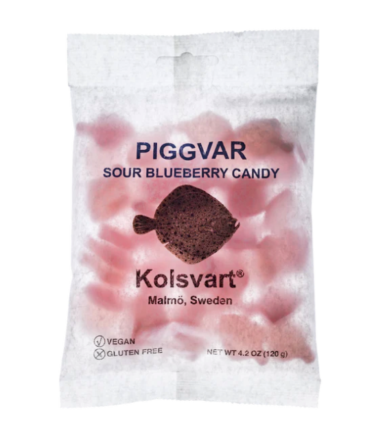 Piggvar: Sour Blueberry Candy Fish