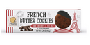 French Butter Cookies with Dark Chocolate & Sea Salt
