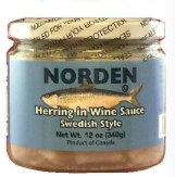 Swedish Style Herring in Wine Sauce