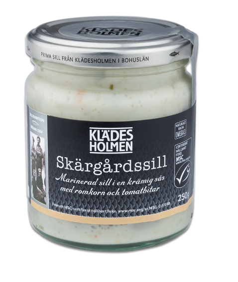 Klädes Holmen Herring, Glass Jar 250g