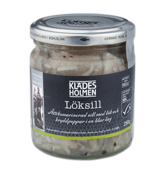 Klädesholmen Herring, Glass Jar 250g