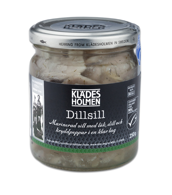 Klädes Holmen Herring, Glass Jar 250g