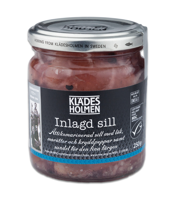 Klädes Holmen Herring, Glass Jar 250g