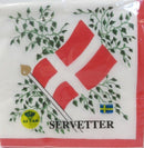 Danish Flag - Luncheon Dinner Napkins